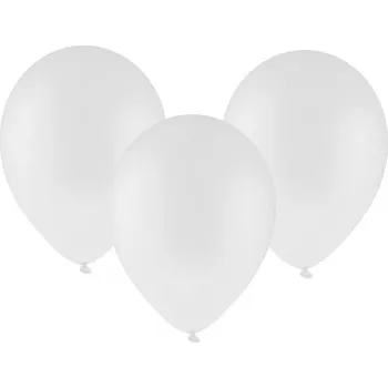 Balónek Latexové balónky pastelové - bílý 10ks 30cm