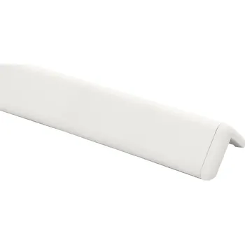 Stavební profil Ochrana rohu DELUX AL 76 - délka 1,5 m - BÍLÁ + koncovka BÍLÁ