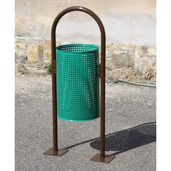 Odpadkový koš Venkovní odpadkový koš s rámem, objem 50 l, slevy