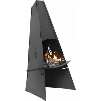 Zahrada Aduro Aduro venkovní krb gril Černé provedení