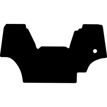 Rohožka GRANIT gumová rohožka do traktoru Landinii Alpine 75-85 STD/GT (od 2004), černá rohožka do traktoru, rohož do traktoru