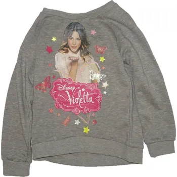 Dívčí mikina Dívčí šedá mikina Violleta. 152