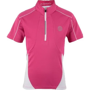 cyklistický dres dětský cyklo dres s kr. rukávem DARE 2b - Race Away (Dare 2b Race Away - růžový)