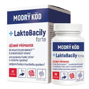 Simply You Modrý kód LaktoBacily Forte 30 tob.