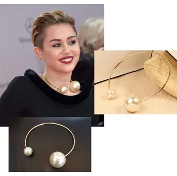 Náhrdelník náhrdelník s perlami Miley Cyrus
