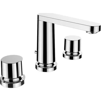 Vodovodní baterie The New Classic - umyvadlová tříotvorová baterie, s automatickou výpustí HF900511100000