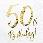 PartyDeco Ubrousky narozeninové 50 let…