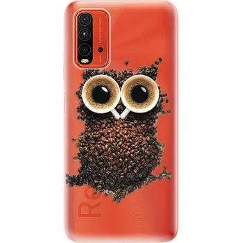 Odolné silikonové pouzdro iSaprio - Owl And Coffee - Xiaomi Redmi 9T
