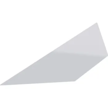 Prodejní regál Skleněná police koutová 200 mm - prodejní regály do obchodu | Wexta.cz