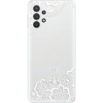 Pouzdro na mobilní telefon Odolné silikonové pouzdro iSaprio - White Lace 02 - Samsung Galaxy A32