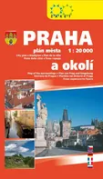 Praha: Plán města a okolí 1:20 000 - Žaket (2018)