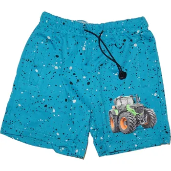 Chlapecké kraťasy Chlapecké kraťasy s traktorem sv. modré. 110