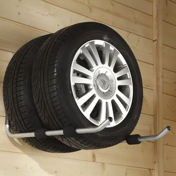 Uskladnění pneumatiky Nástěnné sklopné držáky na pneumatiky