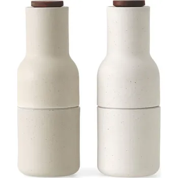 Mlýnek na koření Audo Copenhagen Mlýnky na sůl a pepř Bottle Ceramic, set 2ks, sand / walnut