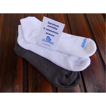 Pánské ponožky Barefootka Celoroční polofroté barefoot ponožky Barva: Šedá, Velikost ponožek: 43-45