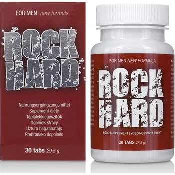 Podpora erekce Doplněk stravy tablety Rock Hard na zvětšení penisu 30 tablet