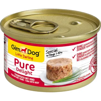 Krmivo pro psa GimDog Little Darling Pure Delight tuňák a hovězí 85 g