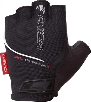 Cyklistické rukavice Chiba Gel Premium černé