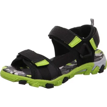 Dětská sportovní obuv černo-zelené sandály Superfit