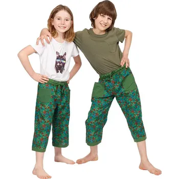 Dívčí kalhoty Tříčtvrteční bavlněné kalhoty Starfish, Sittar 2-4 roky