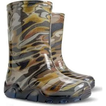 Dětská móda CHLAPECKÉ HOLÍNKY maskáčové Demar zelená mozaika