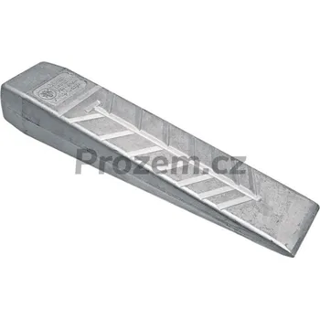 Štípací klín Klín hliníkový kovaný 260x60mm s drážkou