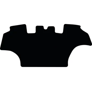 Koberec GRANIT koberec do traktoru Case IH Puma CVX (od 2014), černá semišová rohožka do traktoru, rohož do traktoru