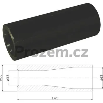 Příslušenství pro šipky Přivařovací pouzdro na hroty M28 x 1,5 mm, délka- 145mm