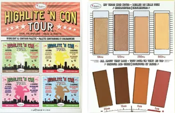 Paletka dekorativní kosmetiky TheBalm Highlite´N Con Tour 21,6 ml