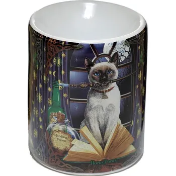 Aroma lampa Aromalampa s kočkou kouzelnicí - design Lisa Parker