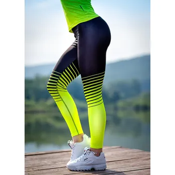 Dámské legíny Luxusní dámské sportovní legíny s vysokým pasem Jadberg-Neon XS