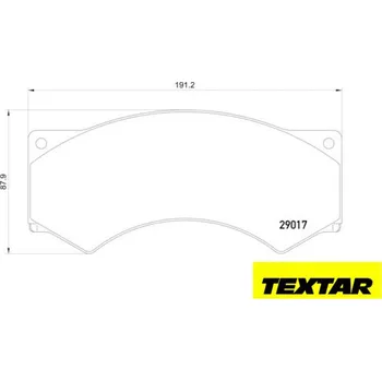 Brzdové destičky DAF 45, přední