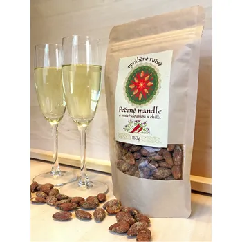 Pečené mandle s mateřídouškou a chilli, 150 g