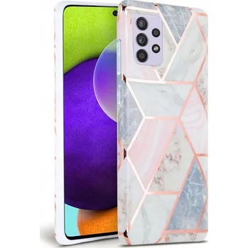 Pouzdro na mobilní telefon Tech-Protect Ochranný kryt pro Samsung Galaxy A72 5G - Tech-Protect, Marble Pink