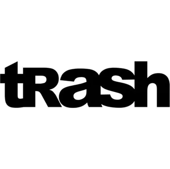 Samolepicí dekorace na vozidlo Samolepka trash na auto a motorku, tuning nálepka (5272)