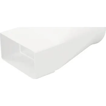 Přechodový kus HACO CZD 104/110 x 55 mm plastový bílý