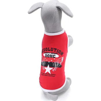 Obleček pro psa Vsepropejska Perla tričko s nápisy pro psa Barva: Červená, Délka zad (cm): 21, Obvod hrudníku: 28 - 30 cm