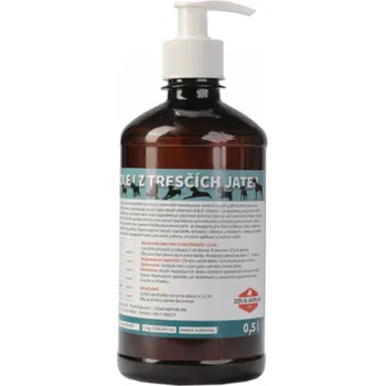 Olej z tresčích jater pro psy ZEUS 100% 500 ml