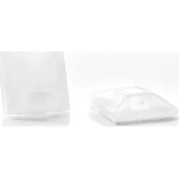 Stahovací páska Kabelová příchytka přírodní 12x12mm samolepicí, pro pásky 2,5mm, 100ks v balení