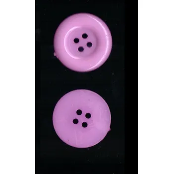 Knoflík Knoflík plastový lesklý lila 22mm (Knoflík plastový lesklý lila 22mm)