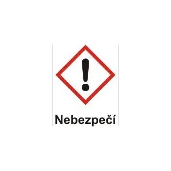 Dráždivé - nebezpečí (GHS07) A5 samolepka