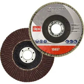 Brusný kotouč DEMA Lamelový vějířový brusný kotouč 125 mm K80