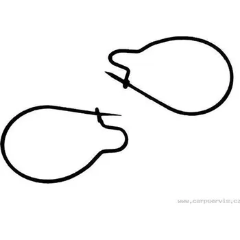 Carp Zoom Drátky na červy - 20 ks/10 mm