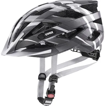 Cyklistická přilba UVEX Air Wing CC Black/Silver Matt