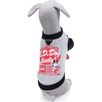 Obleček pro psa Vsepropejska Teo mikina s nápisy pro psa Barva: Černá, Délka zad (cm): 26, Obvod hrudníku: 38 - 40 cm