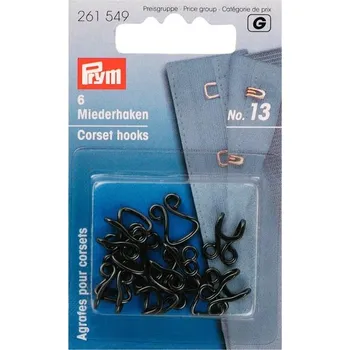 Zapínání Prym korzetové 261549, háček + očko, 13 mm