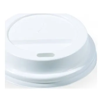 Jednorázové nádobí Víčko vypouklé, bílé (PS) pro Ø 73 mm - S 76291