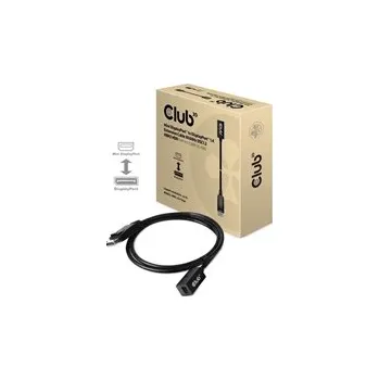 Video kabel Club3D Prodlužovací kabel Mini DisplayPort 1.4 na DisplayPort 8K 60Hz DSC 1.2 HBR3 HDR Bidirectional (F/M), 1m
