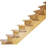 Schody přímé HORAL 900 x 2800 mm A + B, smrk