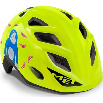 Cyklistická přilba helma MET Elfo - Opice/Lime Green 46-53 cm